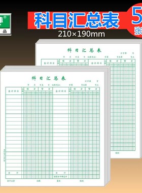 科目汇总表强林316-20会计报表