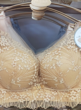 都市丽人文胸23新款加厚小胸显大无钢圈后四排扣调整型内衣LJ34H7