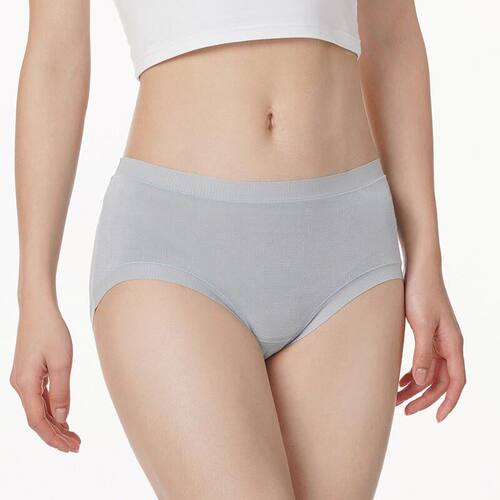 高弹中高腰抗菌女士内裤