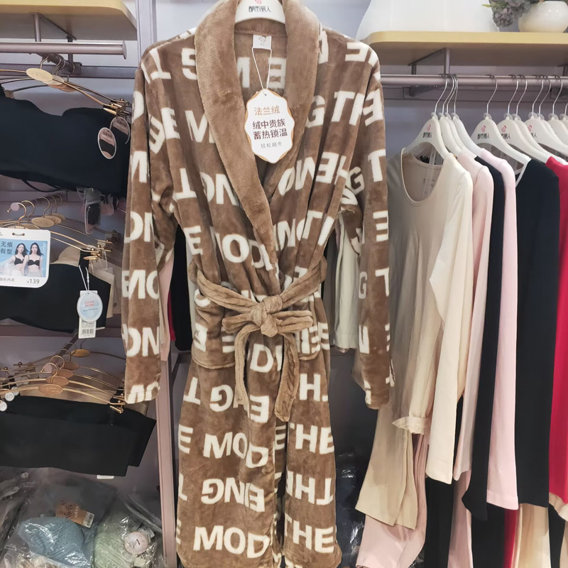 都市丽人女士睡衣单件袍