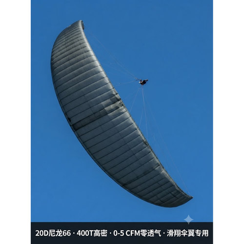 20D尼龙66涂硅格子布400T防水