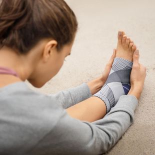 德国Bauerfeind/保而防S护踝专业护具篮球羽毛球排球舞蹈瑜伽健身