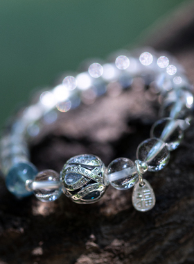 百字明白水晶手串手链