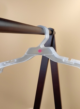 DIJON COMERCIAL 服装塑料透明衣架ET42 服装店挂钩ET32