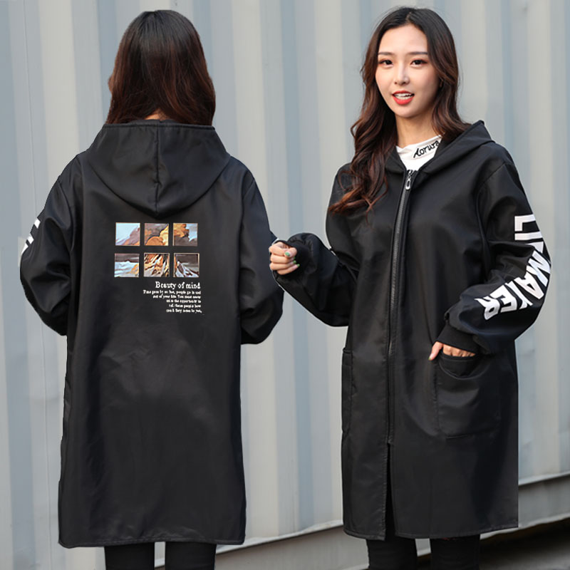 长袖保暖加绒可外穿洋气防水围裙