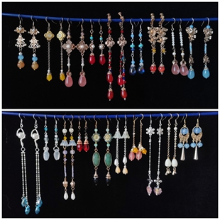 子夜归同款耳环田曦薇武桢猫公同款耳环耳饰古风唐风唐朝汉服配饰