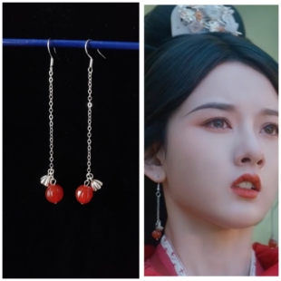 折腰同款耳环耳饰宋祖儿小乔同款耳坠耳夹配饰战国袍汉服耳饰配饰