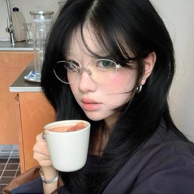 复古老钱风金丝半框眼镜女近视可配有度数金属椭圆素颜神器眼睛架