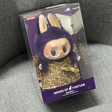 正品泡泡玛特拉布布LABUBU x PRONOUNCE WINGS OF FORTUNE小米兰