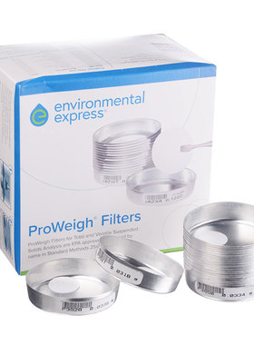 Envexp铝盘滤膜100个 EE总悬浮物铝称量皿 预清洗干燥称重称量船