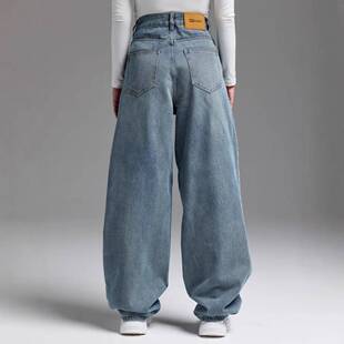 俄罗斯服装外贸牛仔裤女2025新款阔腿裤女装跨境OZON/WB现货代发