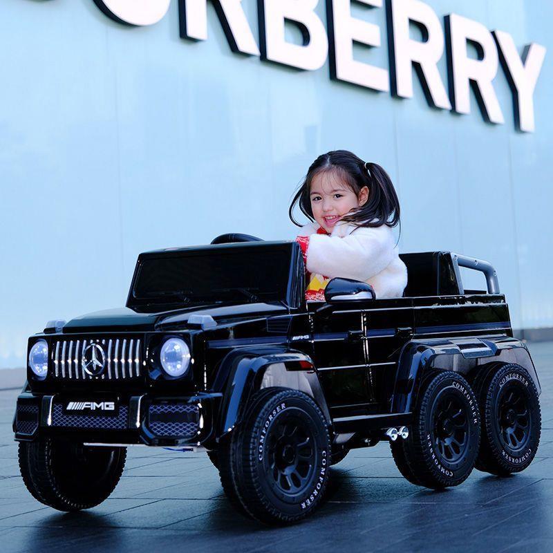 ij大G儿童电动车四轮六轮汽车越野车四驱动六驱动双座可坐大人双