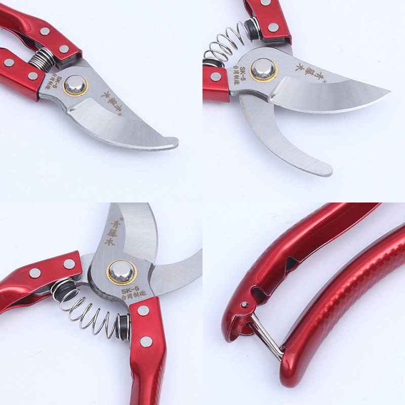 青藤木果枝剪园林修枝剪绿化修剪工具SK5摘果剪备用配件园艺果树