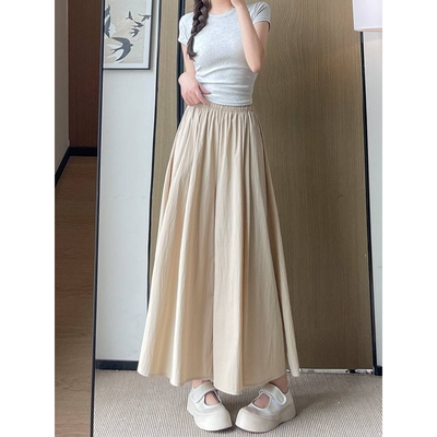紫色山本裙裤女2025新款高腰垂感直筒宽松九分裤窄版冰丝阔腿裤子