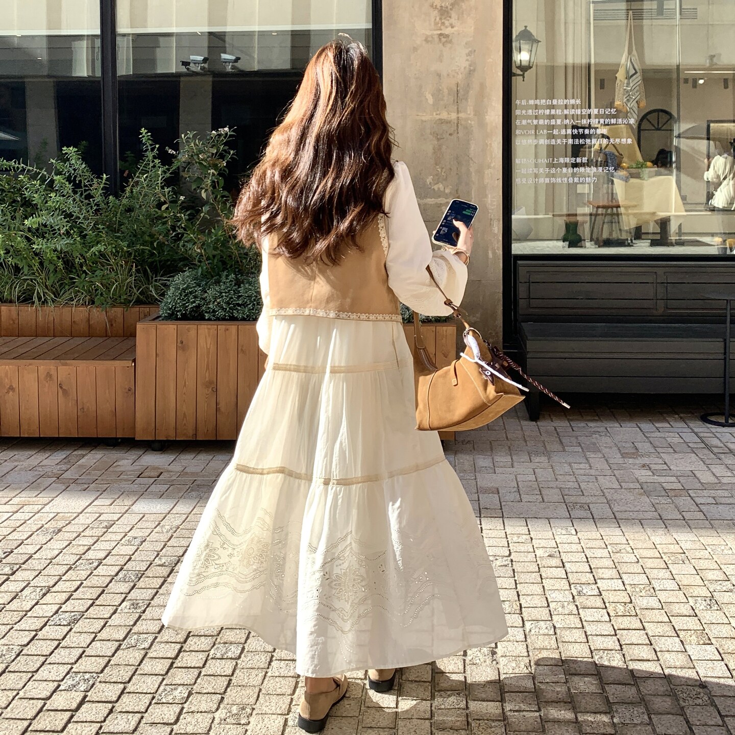 2026年春麂皮刺绣马甲连衣裙套装2C289-2579-P205-K298,女装套装/套裙,2C289
