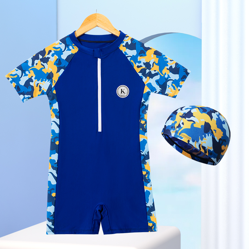 儿童连体泳衣劲游儿童