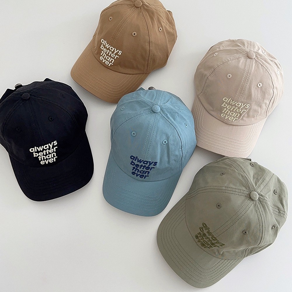 2025秋季新款韩国ins男女儿童韩系奶油色刺绣小字母棒球鸭舌帽子,童装/婴儿装/亲子装,帽子,淘宝优惠券,粉丝福利购,淘宝优惠卷