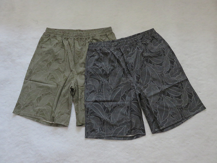 男士大码五分短裤男夏季薄款宽松五分裤大叶子图案,男装,短裤,淘宝优惠券,粉丝福利购,淘宝优惠卷