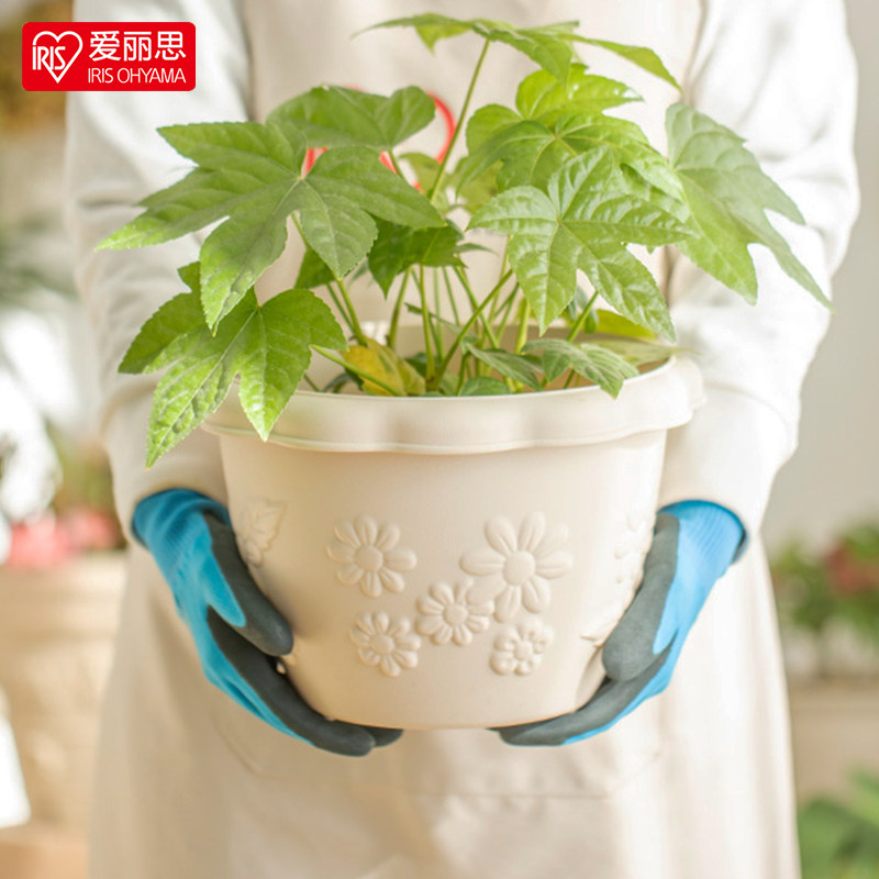 爱丽思花盆阳台多肉透气月季绿植特大号塑料树脂长型盆栽爱丽丝盆