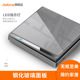 捷波朗钢化玻璃开关插座家用款 灰色镜面五孔USB16A大功率开关面板