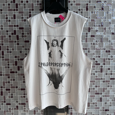 夏季美式潮牌嘻哈宽松背心