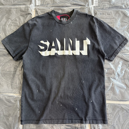 美式简约洗水做旧百搭短袖男女