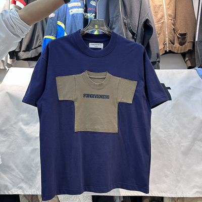 美式高街创意宽松嘻哈短袖T恤