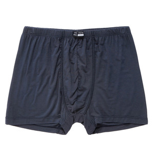 运动裤头D7X裤衩升级款 藏青无痕内裤平角莫代尔男士舒适透气速干