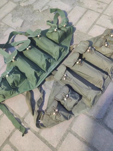 80年代库存新56冲7.62携行具帆布