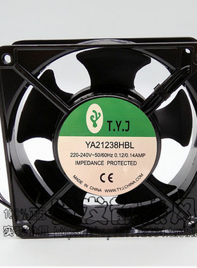T.Y.J YA21238HBL 220V 12CM 12038 变频器 电焊专用机散热风扇