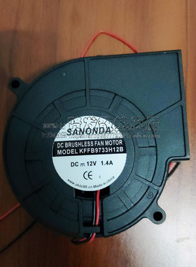 SANONDA 973312V 1.4A烧烤炉涡轮风扇节能柴炉鼓风机KFFB9733H12B