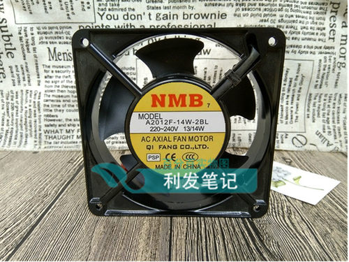 美培亚 NMB A2012F-14W-2BL 12CM 12038 220V 富士变频器风扇