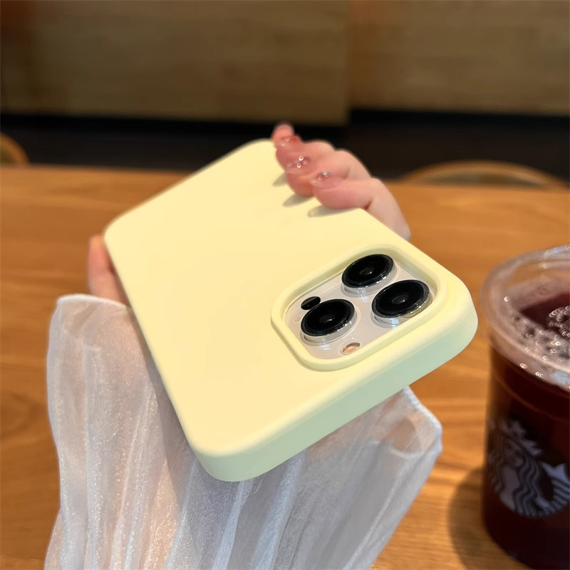 软糯奶黄色适用Realme GT8/7pro手机壳Neo8真我GTNEO5SE液态硅胶GT5探索版12PRO+全包边neo6液体纯色2网红3