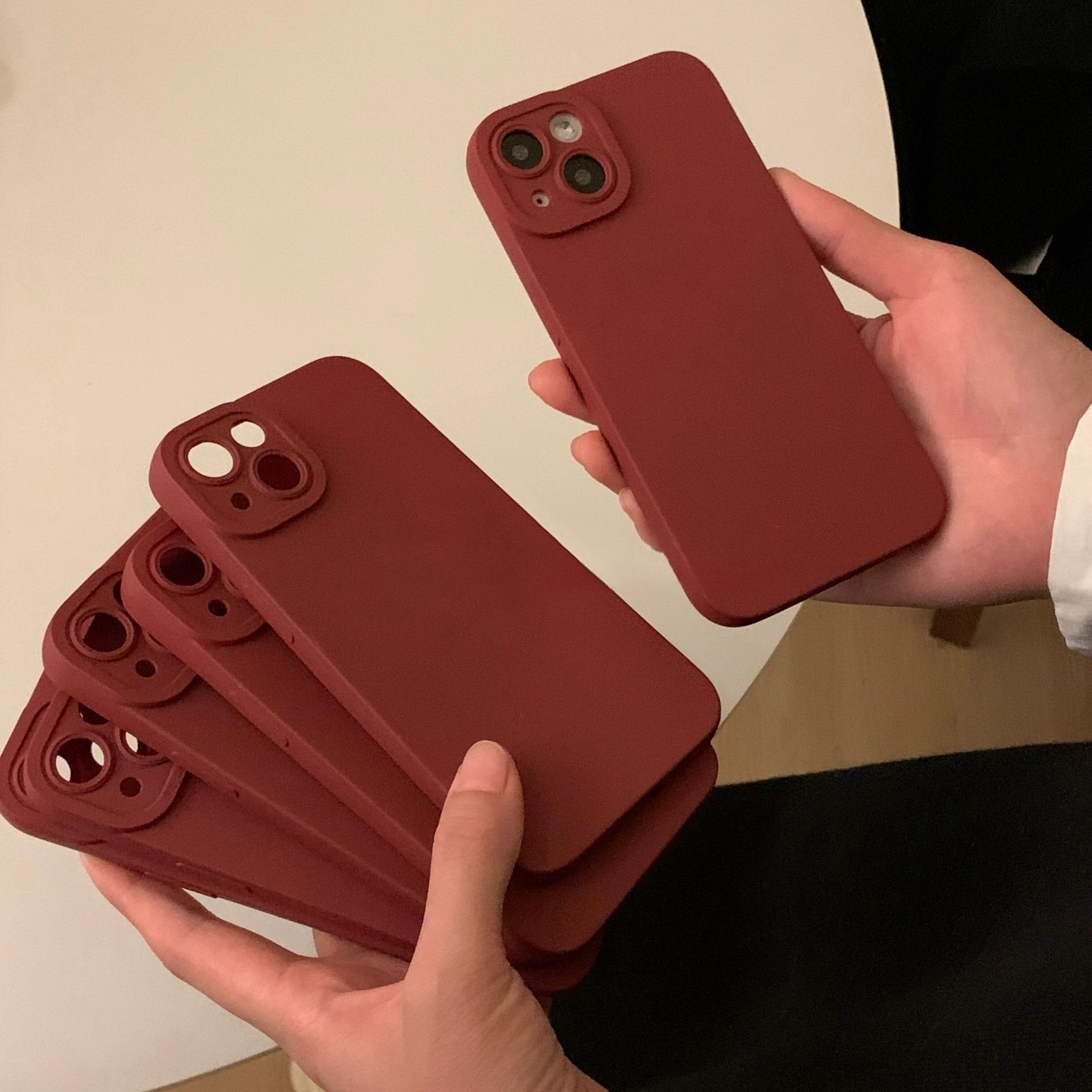 手机壳ins简约纯色OPPOReno11