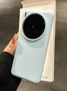 简约肤感真液态硅胶奶蓝色适用Oneplus一加ACE5/ACE3PRO手机壳ACE6T不会发黄1+15小众13T大孔12/ACE2pro防摔