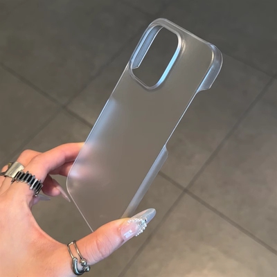 雾面磨砂半包散热NOTE14适用小米17Max红米K80手机壳K70pro防指纹K90无边框15/13透明K50硬k40s抗耐黄Turbo5