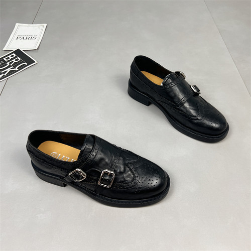 粗跟乐福鞋英伦风小皮鞋