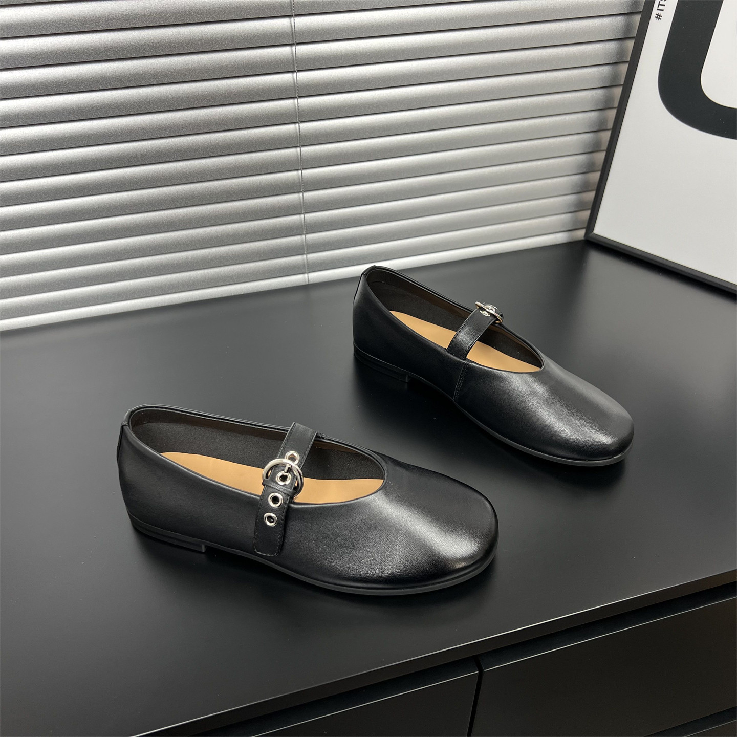 羊皮版~复古风玛丽珍芭蕾鞋女2026春季新款韩版平底软底百搭单鞋,女鞋,时尚芭蕾鞋,淘宝优惠券,粉丝福利购,淘宝优惠卷