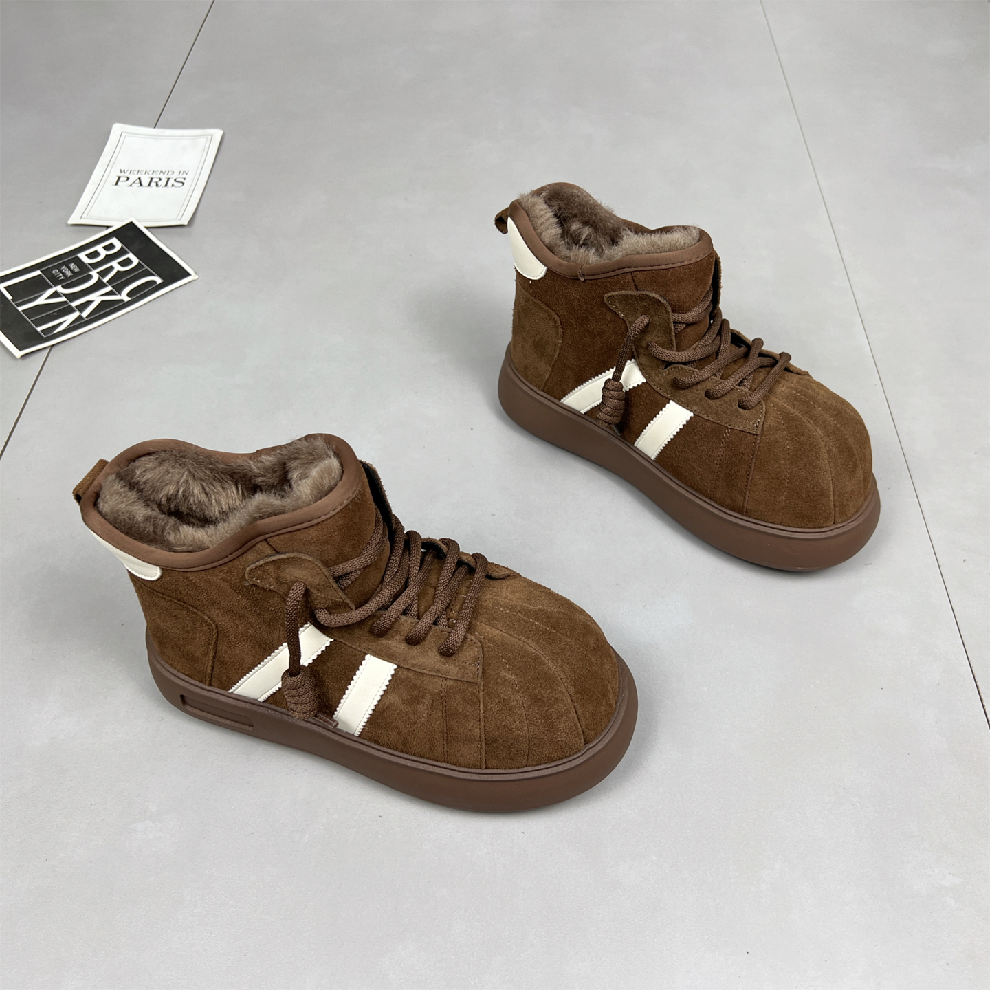 真皮厚底雪地靴女2025冬季新款