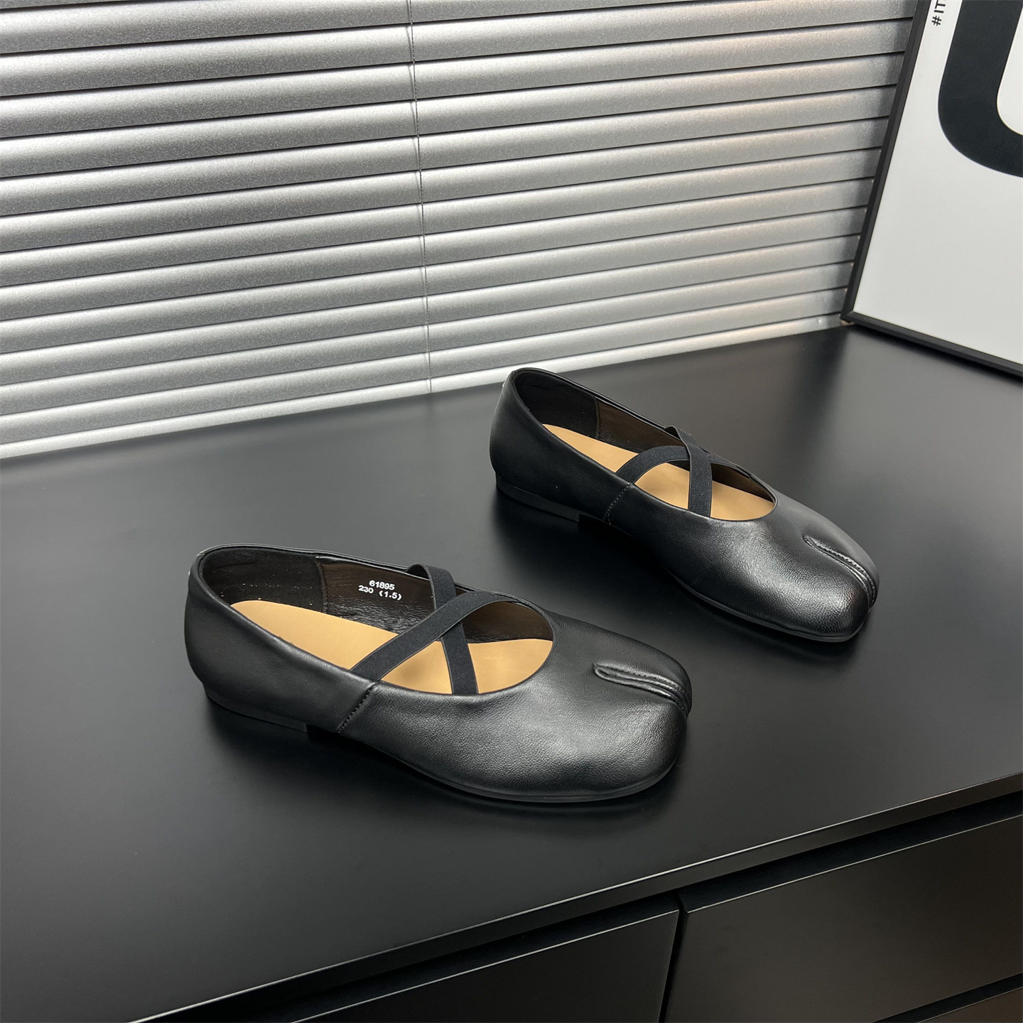 羊皮平底分趾芭蕾鞋女2026春季新款软底百搭时尚玛丽珍鞋浅口单鞋,女鞋,玛丽珍鞋,淘宝优惠券,粉丝福利购,淘宝优惠卷