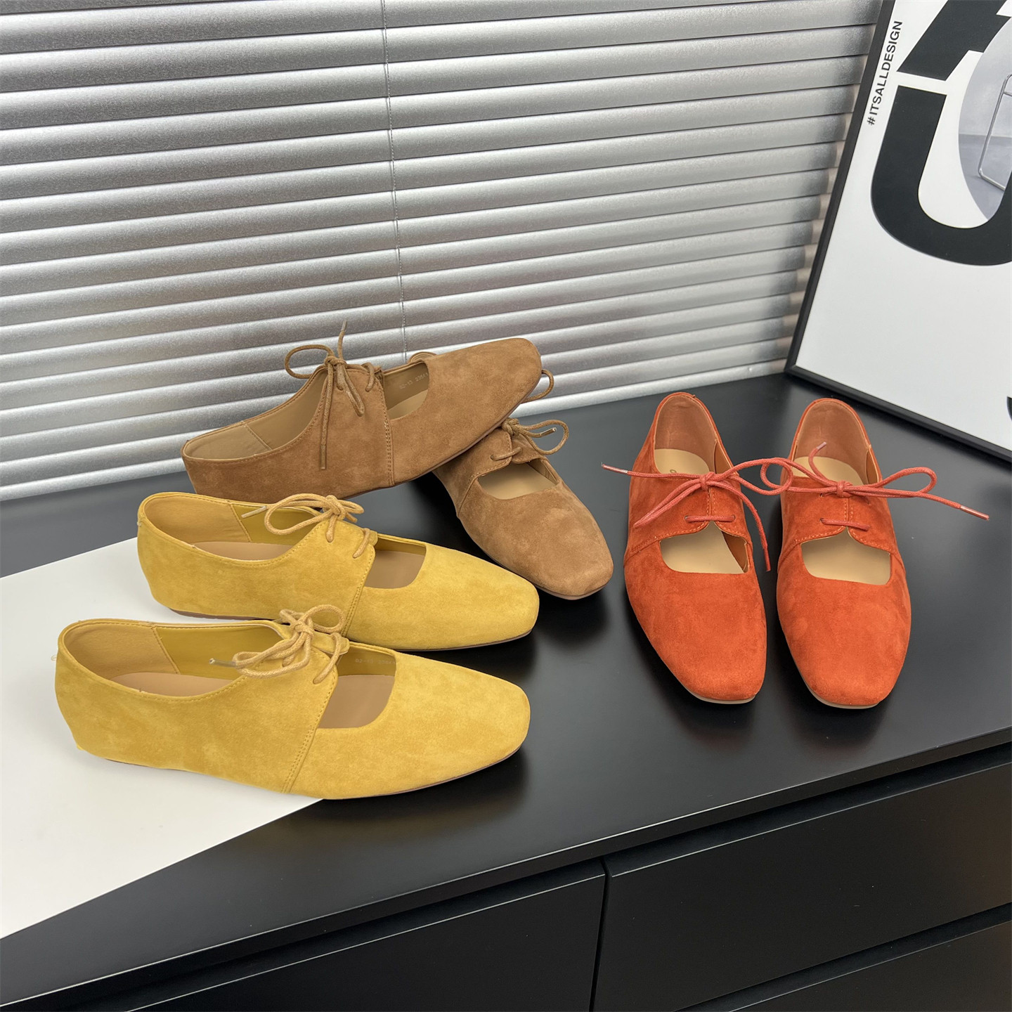 平底舒适玛丽珍鞋女2026春季新款绒面复古系带芭蕾鞋百搭休闲单鞋,女鞋,时尚芭蕾鞋,淘宝优惠券,粉丝福利购,淘宝优惠卷