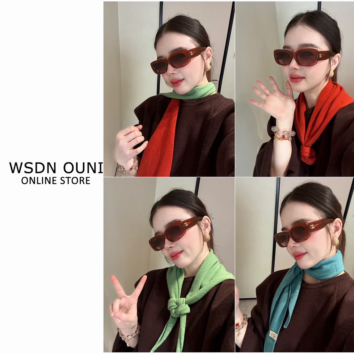 WEISHIDINI/威仕蒂尼早秋新款气质减龄100澳洲超细卷卷羊毛三角巾