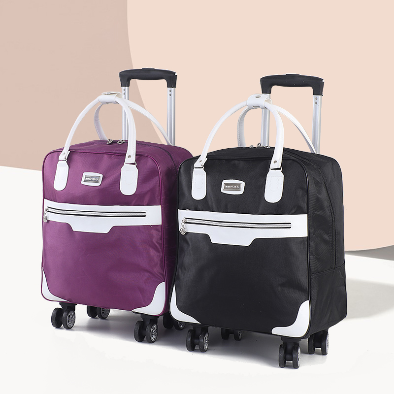 短途行李包万向轮拉杆包轻便手拖包防水装衣物收纳袋登机旅行包袋