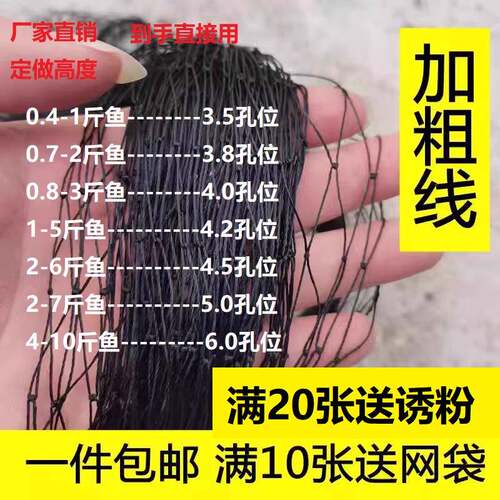 防蛇尼龙网高丝柔软黑色尼龙网单层鱼网捉黄鳝捕鱼尼龙网加粗