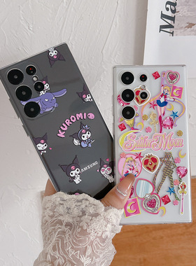 美少女适用于三星S26/S25/S24ultra/S23ultra透明手机壳S21ultra库洛米A73/A55/A53/A52/A15/A25全包note10+