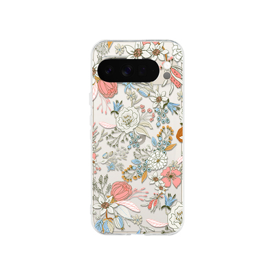 彩色花朵适用于谷歌pixel10proXL/9pro透明手机壳Google Pixel 10A/9A小花9pro XL彩绘7Pro/8A花卉6A软壳8pro