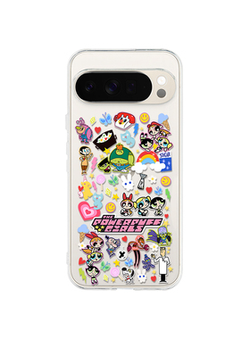 飞天小女警适用于谷歌Pixel11proXL/10pro透明手机壳GooglePixel10A/9A动漫9proXL彩绘7Pro/8A简约6A软壳8pro