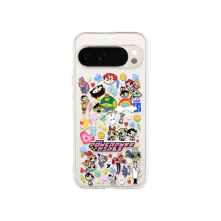 飞天小女警适用于谷歌Pixel11proXL/10pro透明手机壳GooglePixel10A/9A动漫9proXL彩绘7Pro/8A简约6A软壳8pro