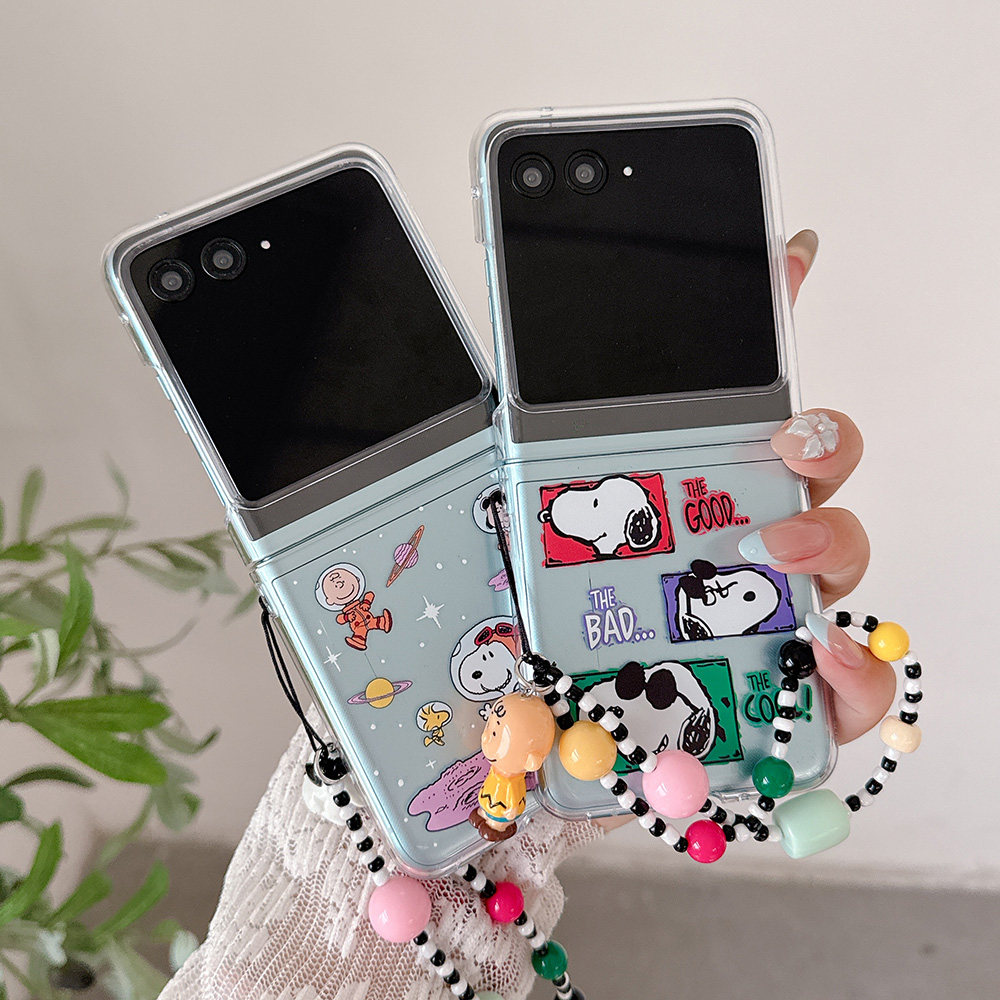 可爱狗狗适用于摩托罗拉Moto Razr60Ultra折叠屏手机壳Razr50Ultra宇航员Razr40Ultra手链保护套Razr50/60pro