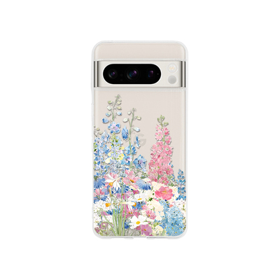 唯美碎花适用于谷歌pixel10proXL/9pro透明手机壳Google Pixel 10A/9A/8A/7A花卉9pro XL彩绘7Pro/6A繁花8pro